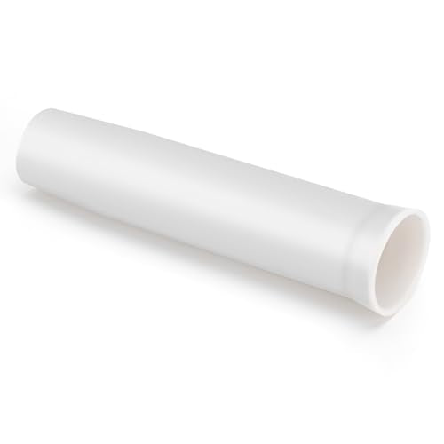 3pcs 1-5/8 inch Flared White Vinyl Inserts for Fishing Rod Holder, 9 Inches Length for Boats, Marines, Ships,