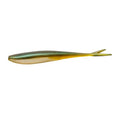 Lunker City Fishing 4.5" Freaky Fish Split Tail Soft Plastic Minnow Bass Lure Stick Bait Shad Jerkbait, 8 Per Bag, Made in The USA - color: 06 Arkanasas Shiner