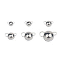 Tungsten Cheburashka Weights, Tungsten Free-Swinging Cheb Rig Weights for Finesse Rigging, Multiple, Plain - size: 0.3g - 10 Pack