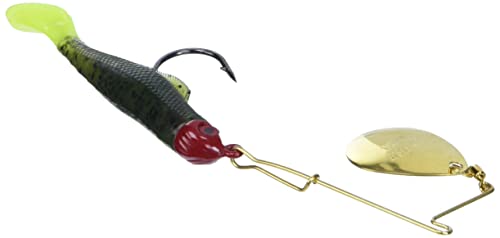 Strike King Redfish Magic Saltwater Spinner, Watermelon/Red Head - color: Watermelon Chartreuse Tail/Red Head, size: 1/4oz