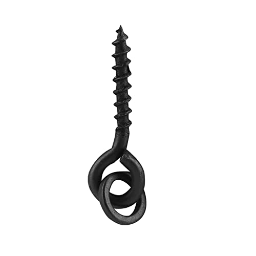 30 Pcs Carp Fishing Ronnie Rig Hook Bait Stoppers and Screws Terminal Tackle Set for Easy Bait Connection Carp Fishing Accessories Equipment Kit