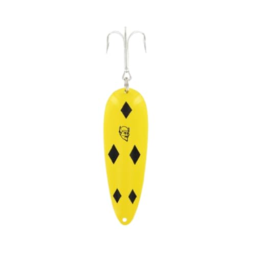 Dardevle Dardevlet Brass Back 3/4 oz Fishing Spoons - color: Black