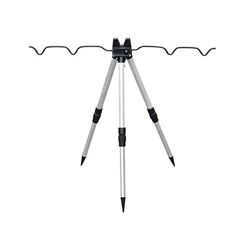 Fishing Rod Tripod Stand Fishing Rod Holder Aluminum Alloy Telescopic Legs