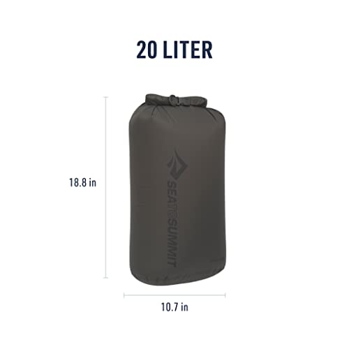 Sea to Summit Lightweight Dry Bag, Multi-Purpose Dry Storage - color: Beluga Grey, style: 20 Liter