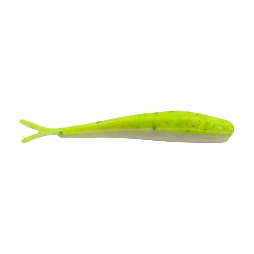 Berkley Gulp! Alive! Minnow Fishing Soft Bait - color: Chartreuse Shad, size: 1in - Jar