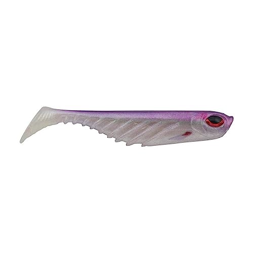 Berkley PowerBait Ripple Shad Fishing Soft Bait - color: HD Purple Smelt, size: 3 1/2"