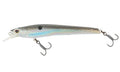 Nomad Design Shikari Fishing Lures, Premium Long-Casting, Shallow Diving, Slow Floating Jerkbait, for Inshore Freshwater Species Such as Bass, to Walleye, to Pike and Musky, 115 SUS FR 4-1/2" 1/2oz - size: 3 3/4" - 3/8 oz, style: Black Back Chrome