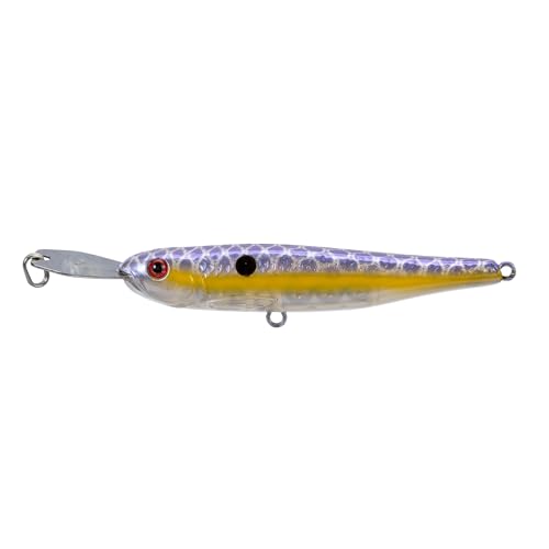 Strike King Evader 80 Fishing Lure, Swimming Topwater Bait, 7/16-Ounce - color: Chartreuse Shad