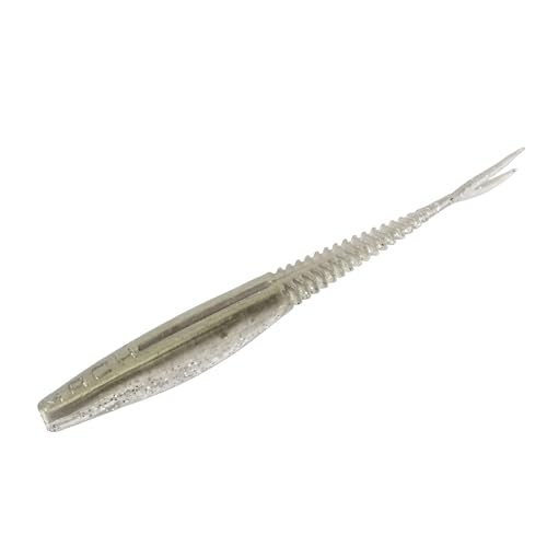 Strike King Mach Skooler Fishing Lure, Soft Plastic Jerkbait, Heavily Salted, Sleek Design, Erratic Action - color: Tennessee Shad, size: 4"