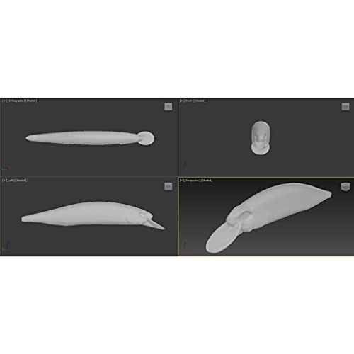 Blank Unpainted Minnow Crankbait Topwater Lipless Jerkbait Fishing Lures - color: UPM401P10