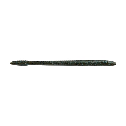 Berkley PowerBait Bottom Hopper Fishing Soft Bait - color: Green Pumpkin Blue Fleck, size: 4 3/4"