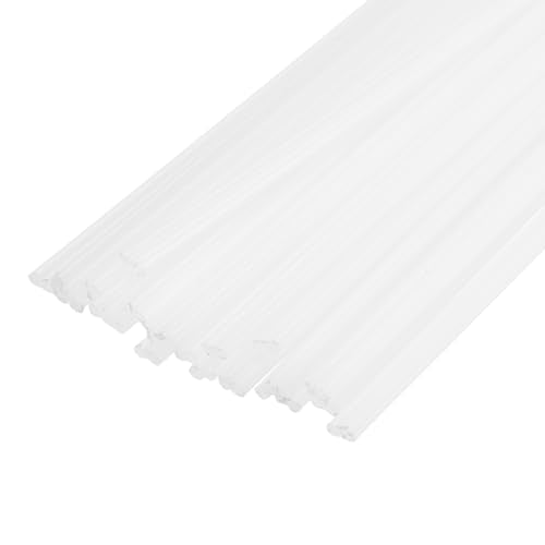 MECCANIXITY 20pcs 10 Inch Plastic Welding Rods PP Welding Strips Welder Rods for Car Bumper, Kayak Repair, Plastic Welder, White - color: White, size: 10 Inch