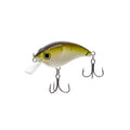 Bill Lewis ATV Squarebill Crankbait Fishing Lifelike Freshwater & Saltwater Lure with Mustad Triple Grip Hooks - color: Guacamole
