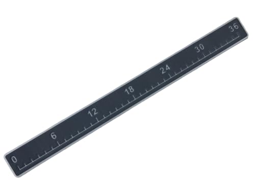 Next Level Inc. | Fish Ruler | SeaDek | 36 inch Fish Measurement Tool | Perfect for Boats and Kayaks | Dark Gray/Storm Gray - color: Dark Gray/Storm Gray