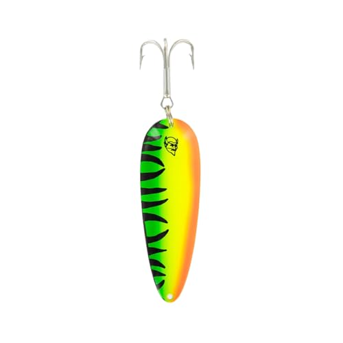 Dardevle Dardevlet Brass Back 3/4 oz Fishing Spoons - color: Fire Tiger
