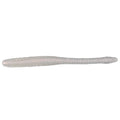 Drop Worm - 4" - Finesse Smallmouth Bass Fishing - Dropshot - Ultra Realistic - Matte Finish - Neutral Buoyant Soft Plastic - color: Frosted Shad