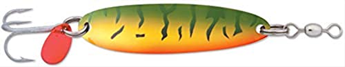 Luhr Jensen Krocodile Spoon w/Treble Hook - style: Metallic Perch, 3/16 Oz - 1 1/2 Inch