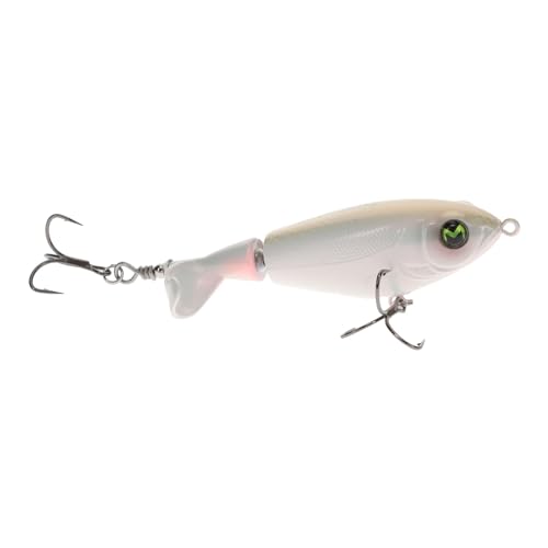 Lew's Mach Baits Patroller Propeller Bait Fishing Lure, Topwater Propeller Bait, Rotating Tail Section, Sound Chamber - color: Mach Bone, size: 1/2 oz