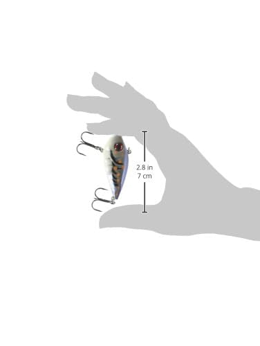 Strike King Red Eyed Shad Lipless Hard Bait - color: 108 - Blue Craw