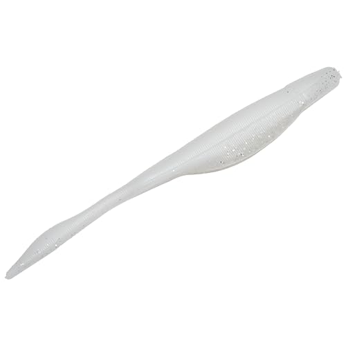 Strike King KVD Perfect Plastics Caffeine Shad Fishing Lure, Soft Plastic Jerkbait, Unique Air-Filled Bubble Tail, Heavy Salt, Coffee Scent - color: Pearl Flash