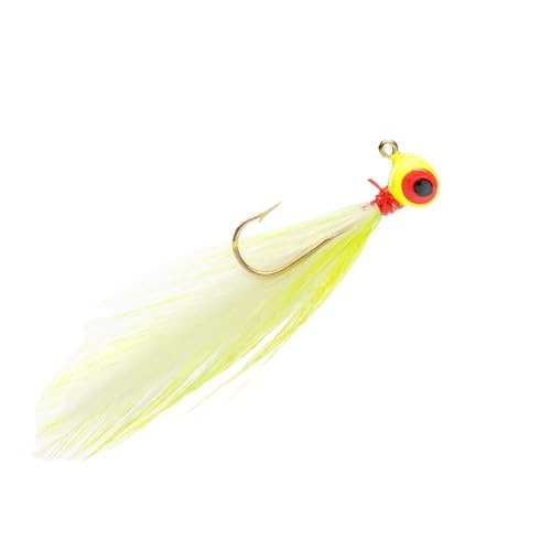 Strike King Mr. Crappie Shoo Shiner Jig - color: 186 - Refrigerator White, size: 1/64oz