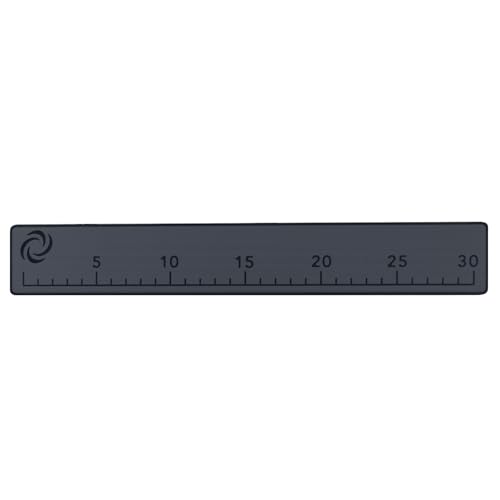 30" Fish Ruler for Boats, 32x5 EVA Foam Measurement Board with Peel and Stick Adhesive Backing, Easy-to-Read Fish Sizing Ruler for Boats, Yachts, Kayaks, and Personal Watercraft (Charcoal) - color: Charcoal