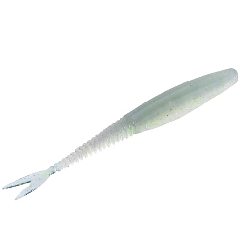 Strike King Mach Skooler Fishing Lure, Soft Plastic Jerkbait, Heavily Salted, Sleek Design, Erratic Action - color: Sexy Shad, size: 5"