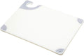 San Jamar Saf-T-Grip Plastic Cutting Board with Safety Hook, 9" x 12" x 0.375", White - color: White