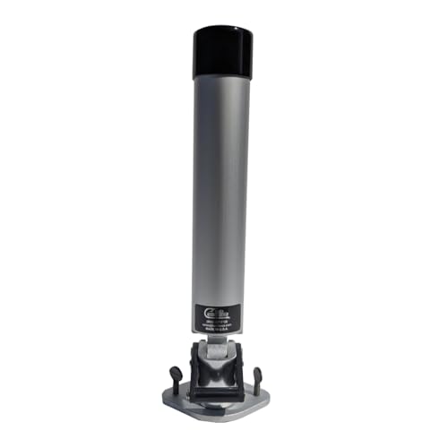 Bert's Custom Tackle Adjustable Rod Holder, Made in The USA - color: Satin