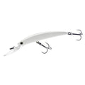 Duel Yo Zuri Crystal Minnow Deep Diver Walleye ' F Mm 3 Floating Lure - color: White, size: 4 3/8 Inch