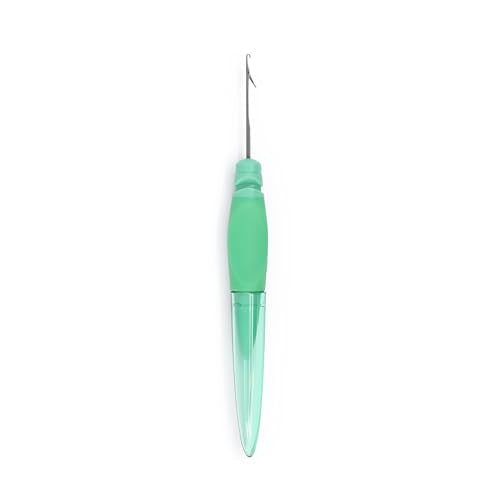 Dritz Clothing Care 82409 Ergonomic Knit Picker, Green