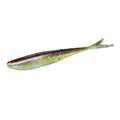 Lunker City Fishing 4.5" Freaky Fish Split Tail Soft Plastic Minnow Bass Lure Stick Bait Shad Jerkbait, 8 Per Bag, Made in The USA - color: 270 Jungle Jazz