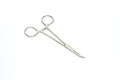 SE 5.5-Inch Stainless Steel Curved Forceps - Self-Locking, Serrated Tip for Precision Grip and Clamping - Perfect for Crafting, Fishing Tasks, Jewelry Making, and More! - - size: 5-1/2", style: Curved