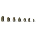 97% Pure Tungsten Flipping Weights - 10 Pack / 5 Pack - Nako Tungsten Weights - Fishing Sinkers for Bass Fishing - color: No Chip Green Pumpkin, size: 3/16 oz - 5 pack