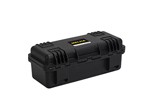 MEIJIA Premium Waterproof Hard Camera Case,Hard Case with customizable fit foam,Full Protection with Light&Convenient Design,Elegant Black (18.3"x8.4"x6.7") - size: 18.3"x8.4"x6.7"