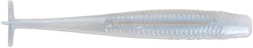 Rapala CrushCity Mayor Soft Plastic Paddle Tail Swimbait, Strong Kicking Action for Swim Jigs & Underspins, Bass, Redfish, Trout, Snook, Walleye & More - color: Albino Shad, size: 2.5"