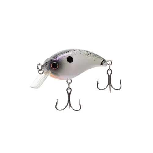 Bill Lewis ATV Squarebill Crankbait Fishing Lifelike Freshwater & Saltwater Lure with Mustad Triple Grip Hooks - color: Purple Nurple