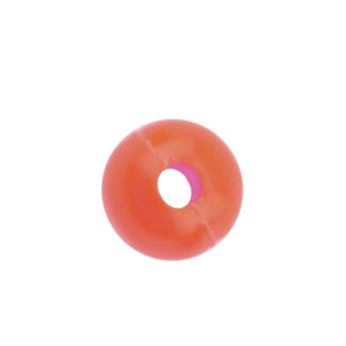 AFW Rigging Round Beads – 6mm & 8mm Acrylic Fishing Beads for Saltwater & Freshwater Rigs, Luminescent Green & Red Beads for Bottom Rigs, Catfishing & Fishing Line Beads - color: Red, size: 6mm - 1000 pc