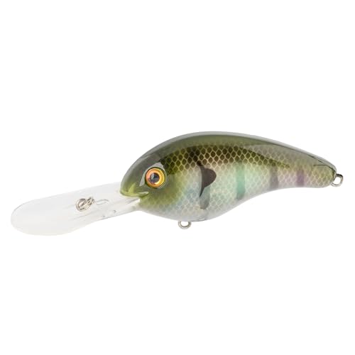 Strike King (HC5XDE-822) 5XD Elite Fishing Lure, Deep Diving Crankbait, 5/8-Ounce, Unique Curved Bill, Dives to 15-Feet, Rattle Chambers, Size 2 Mustad Triple Grip Hooks, The Real Gill