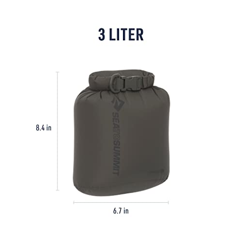 Sea to Summit Lightweight Dry Bag, Multi-Purpose Dry Storage - color: Beluga Grey, style: 3 Liter