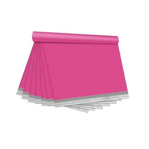 KKBESTPACK 500 Pcs 12x15.5 Poly Mailer Envelopes Shipping Bags Self Adhesive Waterproof Bags (Pink) - color: Pink, size: 12" x 15.5" 500pcs