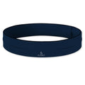 FlipBelt Classic Running Belt, Phone Holder for Running, Money Belt Pouch - color: Midnight Blue, size: Small