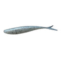 Lunker City Fishing 4.5" Freaky Fish Split Tail Soft Plastic Minnow Bass Lure Stick Bait Shad Jerkbait, 8 Per Bag, Made in The USA - color: 102 Blue Glimmer