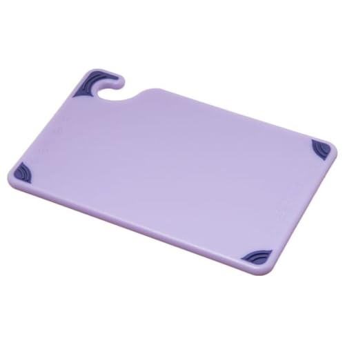San Jamar Cutting Board,Plastic,6"W,9"L CBG6938PR - 1 Each - color: Purple