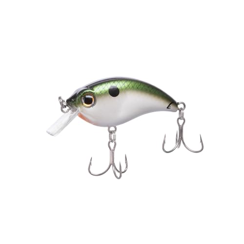 Bill Lewis ATV Squarebill Crankbait Fishing Lifelike Freshwater & Saltwater Lure with Mustad Triple Grip Hooks - color: Tennessee Shad