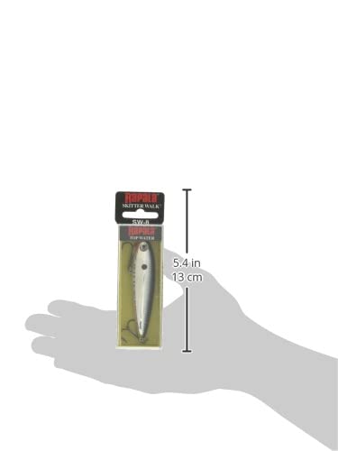 Rapala Rapala Skitter Walk 08 Fishing Lure 3 125 Inch - color: Chrome, size: Size 8, 3.125-Inch