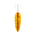 Dardevle Dardevlet Brass Back 3/4 oz Fishing Spoons - color: Red Ladder 57