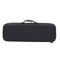 Fishing Rod Case EVA Hard Shell Shockproof Durable Large Capacity Storage Bag Organizer for Fishing Rods and Tackle Gear Black 54cm