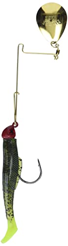 Strike King Redfish Magic Saltwater Spinner, Watermelon/Red Head - color: Watermelon Chartreuse Tail/Red Head, size: 1/4oz