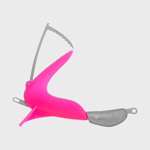 Dead Bait Trolling Lure (Bare) – Premium Fishing Rig for Kayaks, Boats & Jet Skis – Realistic Swimming Action – Ideal for Pelagic Species - color: Pink, size: X-Large